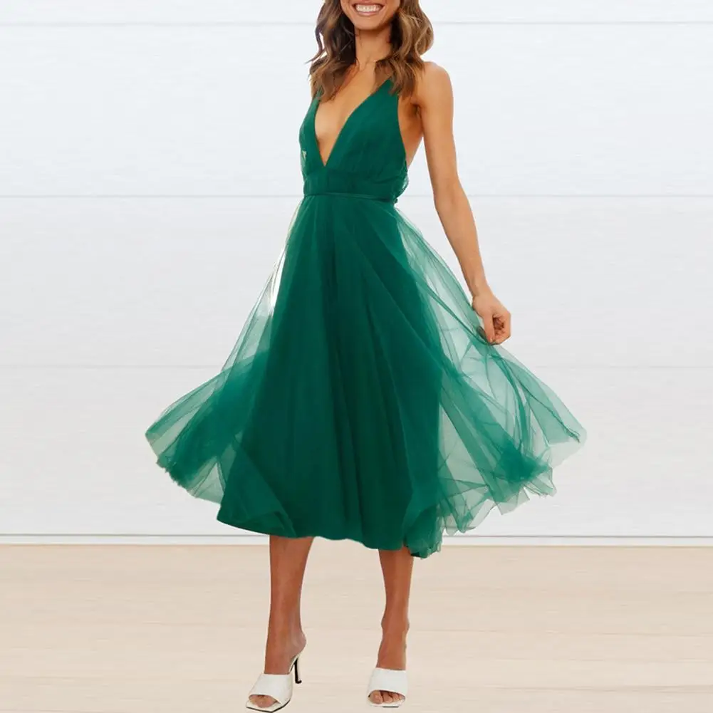 dresses for women 2022 Midi Dress A-Line Sleeveless Deep V-Neck Evening Dress Flowy Hem Sling Backless Dress Female платье
dresses for women 2022 Midi Dress A-Line Sleeveless Deep V-Neck Evening Dress Flowy Hem Sling Backless Dress Female платье
