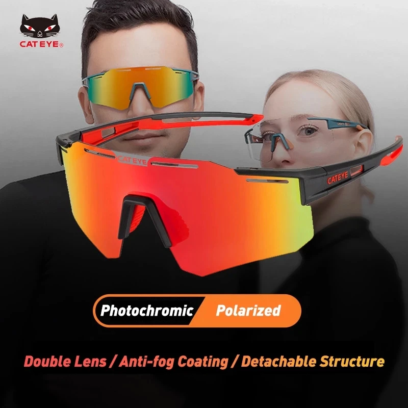 Поляризованные/фотохромные велосипедные очки CATEYE с двойными линзами, защита UV400, солнцезащитные очки для верховой езды для мужчин и женщин, ...
Поляризованные/фотохромные велосипедные очки CATEYE с двойными линзами, защита UV400, солнцезащитные очки для верховой езды для мужчин и женщин, ...