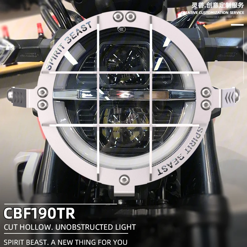 For Honda CBF190TR retro Motorcycle Headlight Guard Protection Cover Head Light Headlamp Fog Lights Protector Grille Cover
For Honda CBF190TR retro Motorcycle Headlight Guard Protection Cover Head Light Headlamp Fog Lights Protector Grille Cover