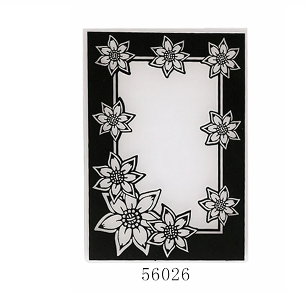 Flowers Embossing folders Plastic Background Template for DIY Scrapbooking Crafts Making Photo Album Card Holiday Decor
Flowers Embossing folders Plastic Background Template for DIY Scrapbooking Crafts Making Photo Album Card Holiday Decor