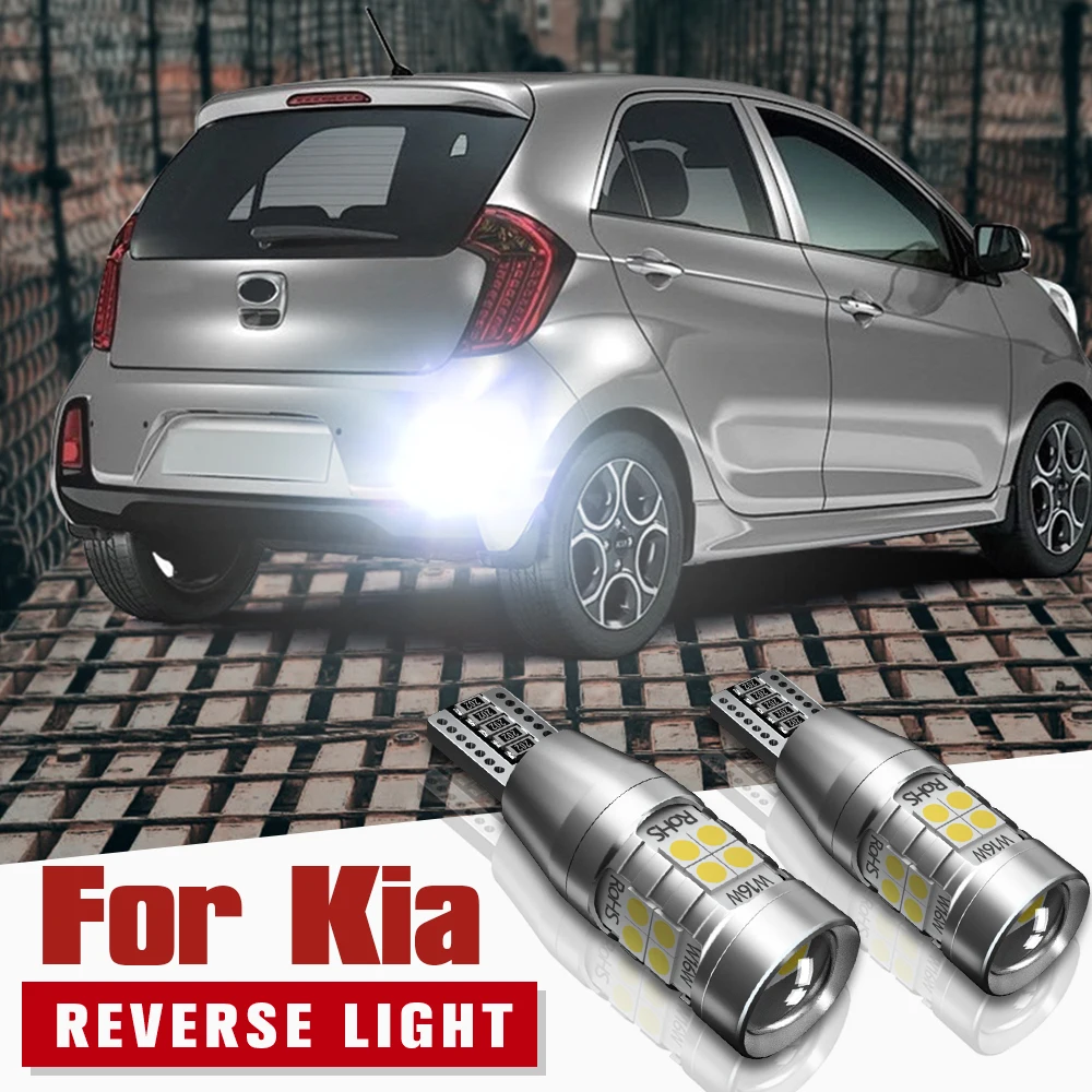 2pcs LED Reverse Light Backup W16W T15 921 Canbus For Kia Ceed Magentis Niro Optima Picanto Proceed Stinger Stonic Venga XCeed
2pcs LED Reverse Light Backup W16W T15 921 Canbus For Kia Ceed Magentis Niro Optima Picanto Proceed Stinger Stonic Venga XCeed