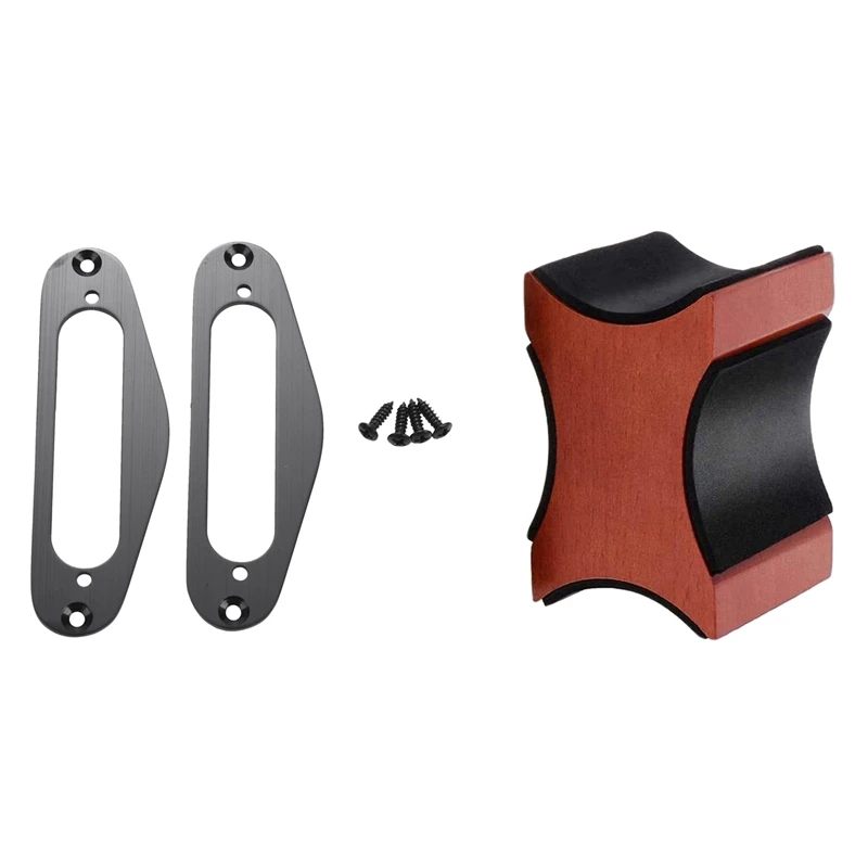2 Pcs Guitar Pickup Frame Mounting Ring & 1 Pcs Guitar Neck Rest, Electric Acoustic Bass Guitar Pillow
2 Pcs Guitar Pickup Frame Mounting Ring & 1 Pcs Guitar Neck Rest, Electric Acoustic Bass Guitar Pillow