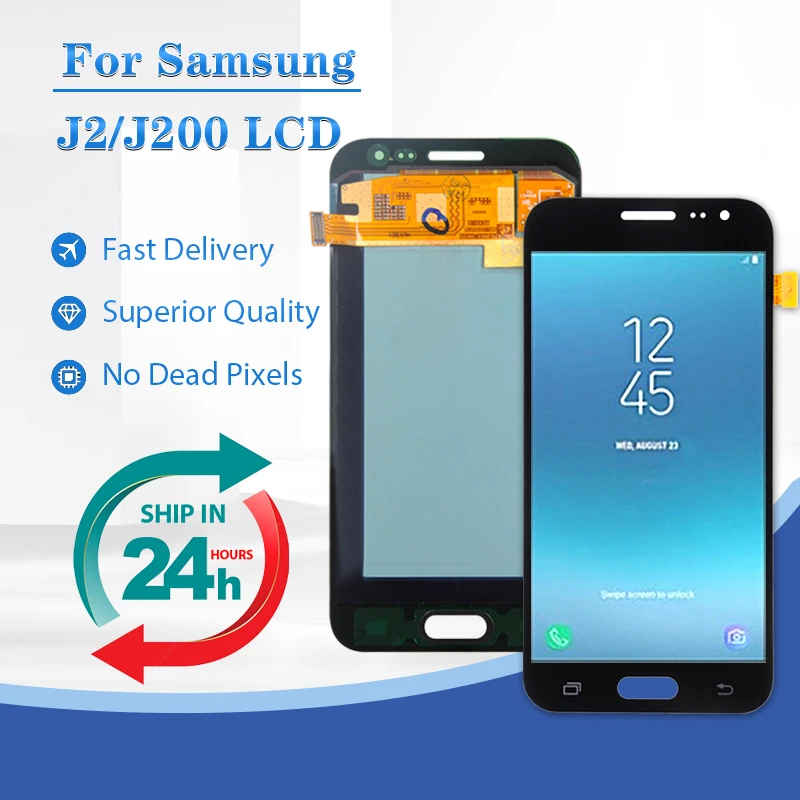 

4.7 Inch For Samsung Galaxy J2 LCD J200 Display Touch Screen Digitizer J200Y J200F J200G J200H J200GU Assembly Brand New