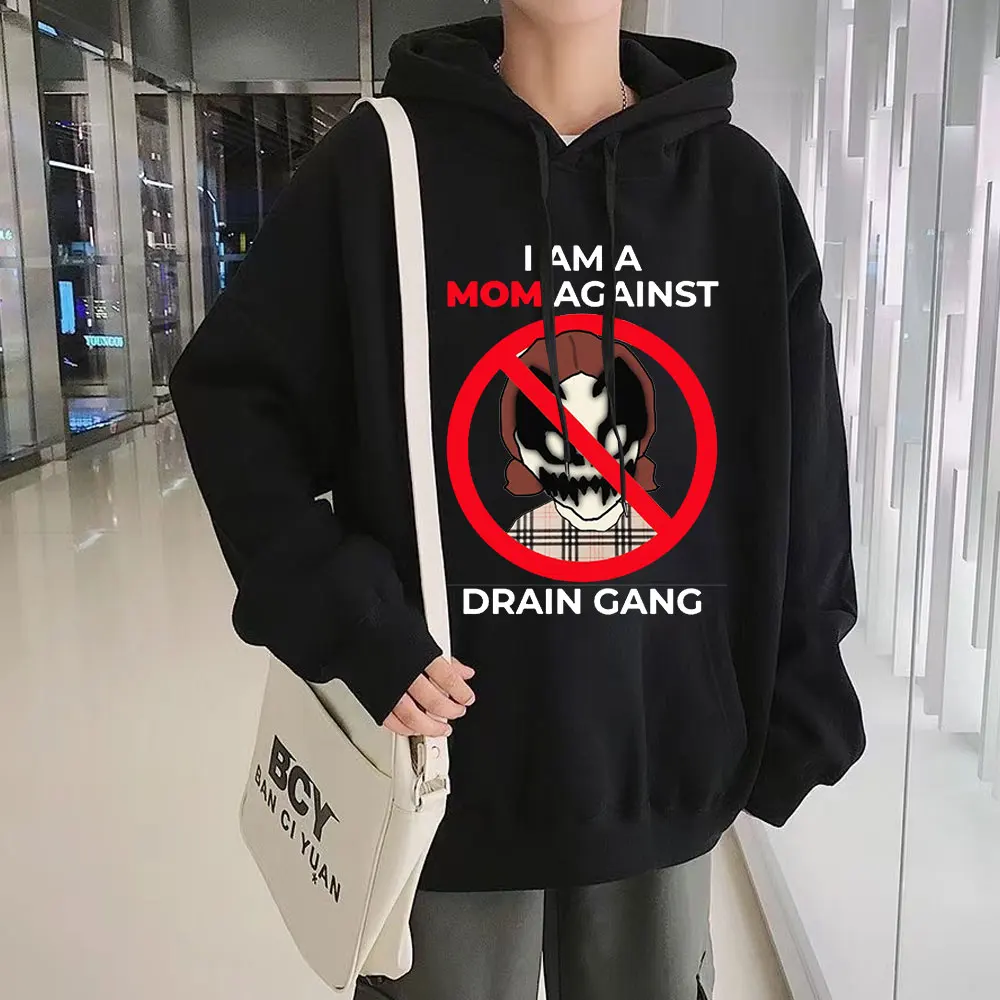 Мужская толстовка с капюшоном I Am A Mom Against Drain Gang I Not Like Drain Gang, мужской повседневный Свободный пуловер с длинным рукавом в стиле унисекс
Мужская толстовка с капюшоном I Am A Mom Against Drain Gang I Not Like Drain Gang, мужской повседневный Свободный пуловер с длинным рукавом в стиле унисекс