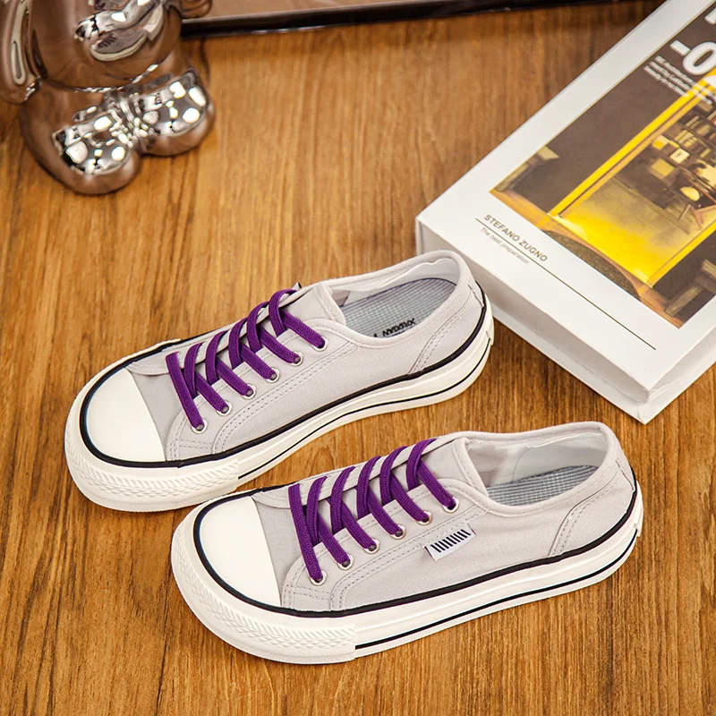 Classic Fashion Women Canvas Shoes Low Top Flat Lace Up Casual Vulcanized Sneakers Autumn New Outdoor Tennis Running Sports Shoe
Classic Fashion Women Canvas Shoes Low Top Flat Lace Up Casual Vulcanized Sneakers Autumn New Outdoor Tennis Running Sports Shoe