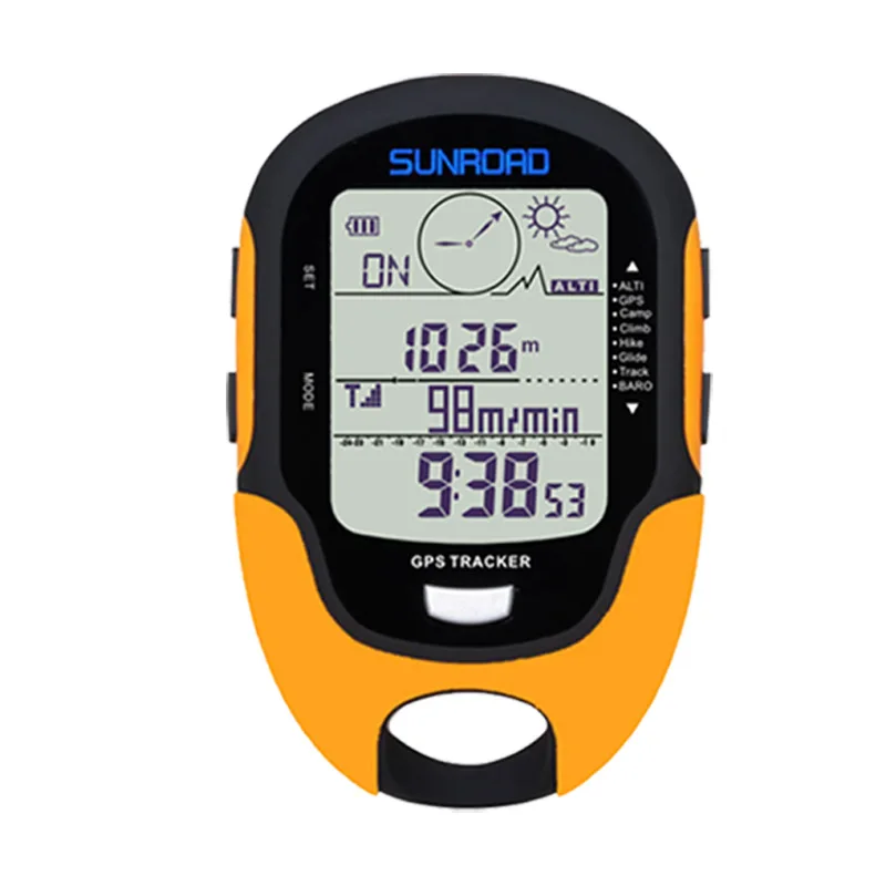 GPS Tracker Barometer Altimeter Compass Weather Forecast Thermometer Barometric Pressure Tester GPS Route Tracking Multifunction
GPS Tracker Barometer Altimeter Compass Weather Forecast Thermometer Barometric Pressure Tester GPS Route Tracking Multifunction