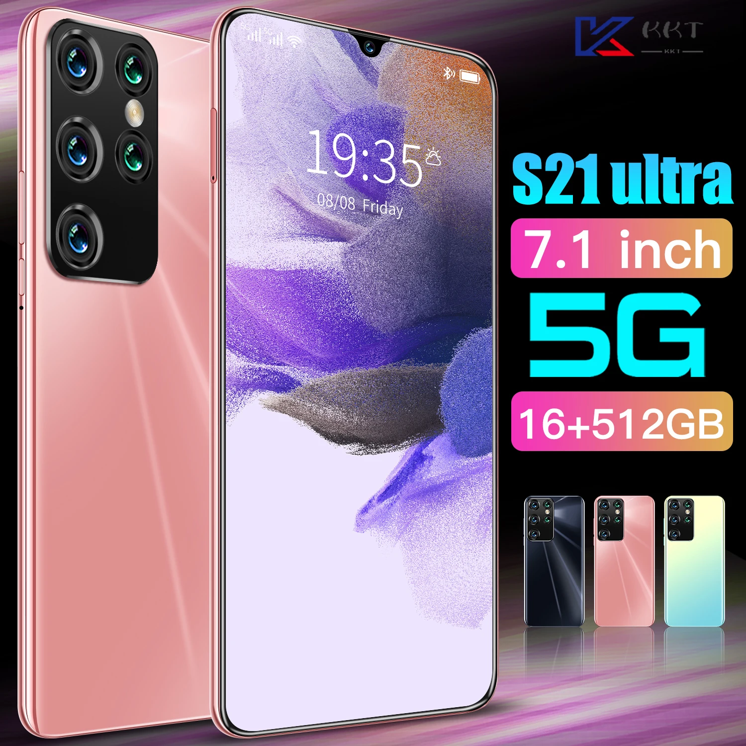 2021 New S21+ Ultra 7.1Inch HD+ Smartphone 10Core 16+512GB 6800mAh Google Dual SIM Android 10 Unlock Cellphone Global Version
2021 New S21+ Ultra 7.1Inch HD+ Smartphone 10Core 16+512GB 6800mAh Google Dual SIM Android 10 Unlock Cellphone Global Version