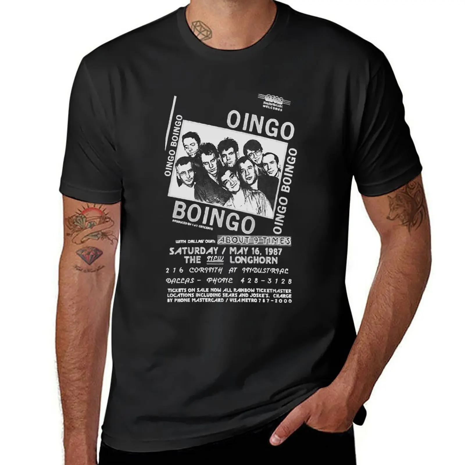 Подарок на день рождения Oingo Boingo Idol подарок Fot You футболка черные футболки