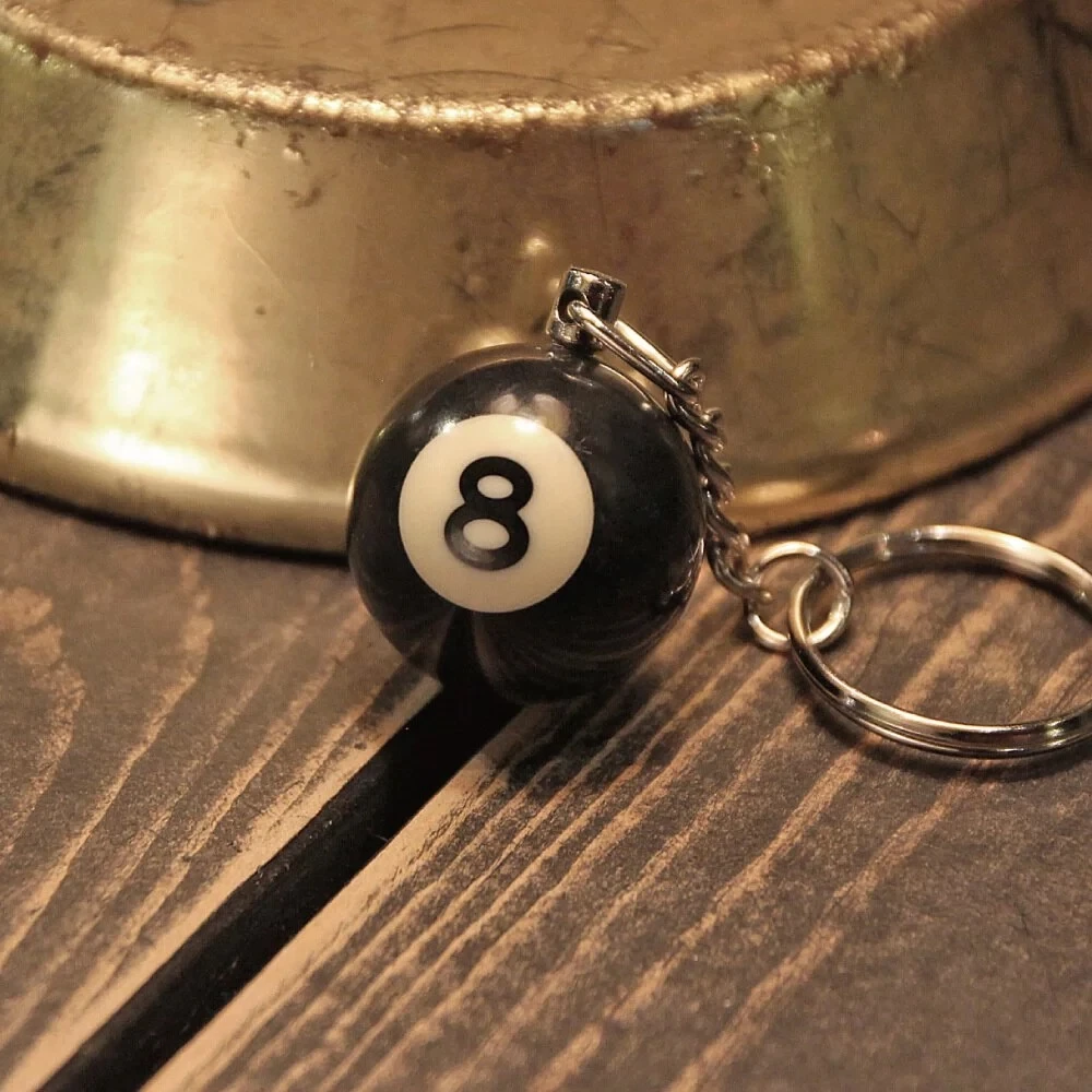 25mm Black No 8 Billiard Keychain Mini Ball Pendant Key Ring Resin Keyring Bar Table Decoration Jewelry Game Souvenir Gift
25mm Black No 8 Billiard Keychain Mini Ball Pendant Key Ring Resin Keyring Bar Table Decoration Jewelry Game Souvenir Gift