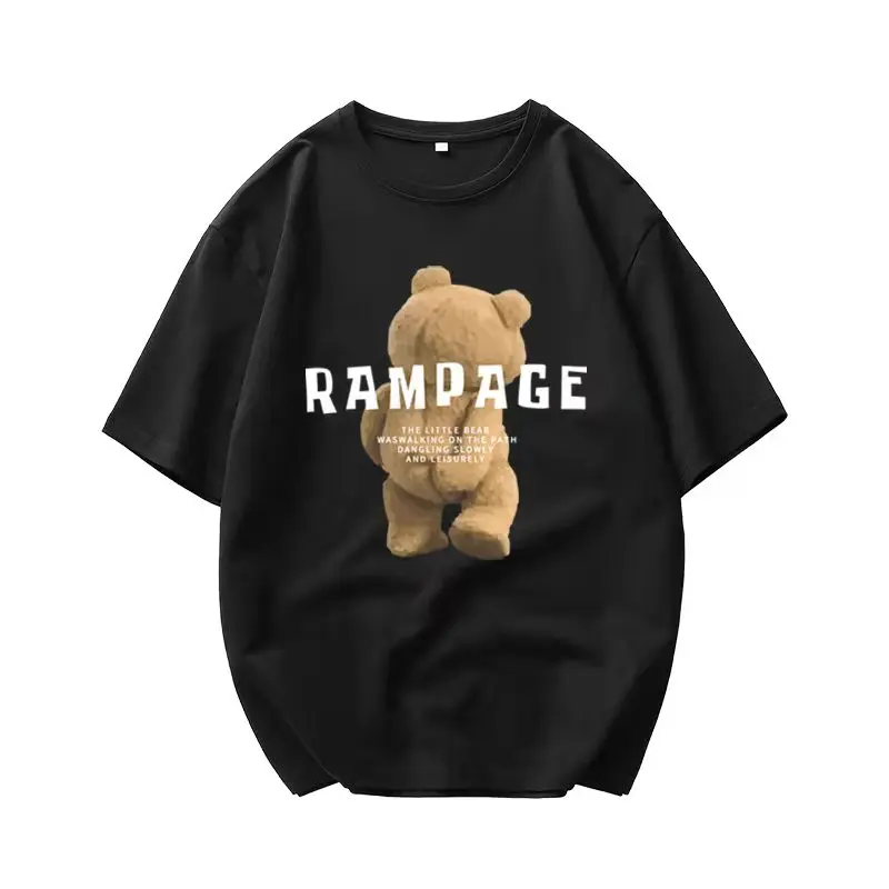 Новая хлопковая Футболка с мультяшным медведем для мужчин и женщин, новинка, летний Повседневный Приталенный топ большого размера, модная с...
Новая хлопковая Футболка с мультяшным медведем для мужчин и женщин, новинка, летний Повседневный Приталенный топ большого размера, модная с...