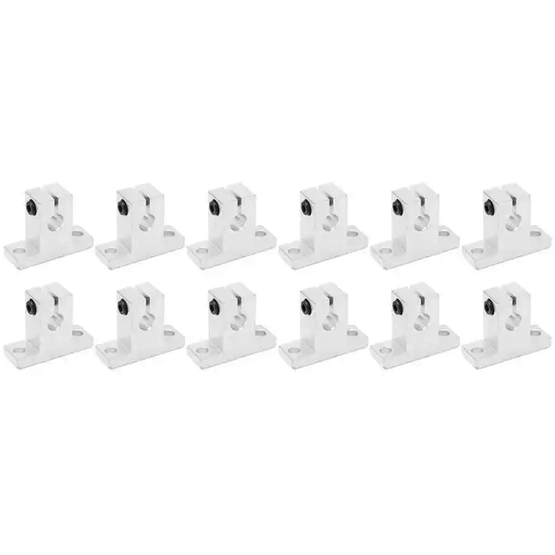 Rails Guide Supports Linear Motion Rail Support Aluminium Alloy for 3D Printer 
Rails Guide Supports Linear Motion Rail Support Aluminium Alloy for 3D Printer