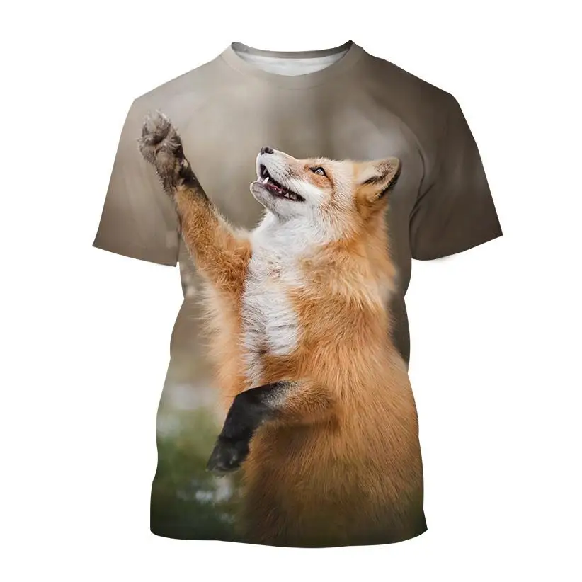 Summer Fox 3d Printing Fun Animal Pattern Clothes Men's And Women's Children's Street Breathable Lightweight Fashion Sportswear
Summer Fox 3d Printing Fun Animal Pattern Clothes Men's And Women's Children's Street Breathable Lightweight Fashion Sportswear