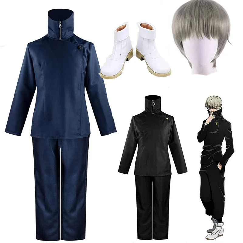 Anime Jujutsu Kaisen Tatoo Toge Inumaki Cosplay Costume Wig Top Pants Halloween Party School Uniform Full Sets Wigs Shoes Men
Anime Jujutsu Kaisen Tatoo Toge Inumaki Cosplay Costume Wig Top Pants Halloween Party School Uniform Full Sets Wigs Shoes Men