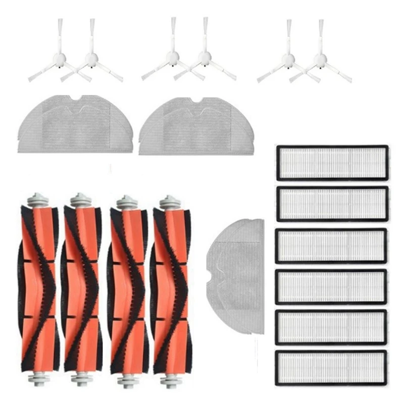 Main Roller Side Brush HEPA Filter Mopping Cloth For Xiaomi 1C STYTJ01ZHM Sweeping Robot Vacuum Mop Mijia C1 Accessories
Main Roller Side Brush HEPA Filter Mopping Cloth For Xiaomi 1C STYTJ01ZHM Sweeping Robot Vacuum Mop Mijia C1 Accessories