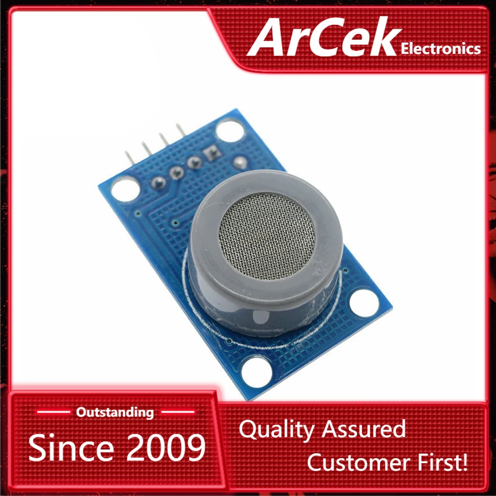 MQ-9 MQ9 Carbon Monoxide CO Alarm Combustible Gas Sensor Module Board DC 5V 150mA DO Output AO Output Long Life And Stability
MQ-9 MQ9 Carbon Monoxide CO Alarm Combustible Gas Sensor Module Board DC 5V 150mA DO Output AO Output Long Life And Stability