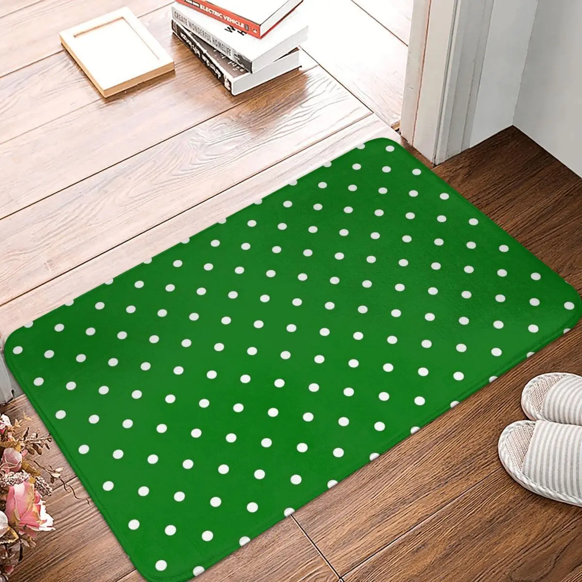 Bathroom Mat Polkadot Love Heart On Christmas Green Doormat Living Room Carpet Outdoor Rug Home Decor
Bathroom Mat Polkadot Love Heart On Christmas Green Doormat Living Room Carpet Outdoor Rug Home Decor