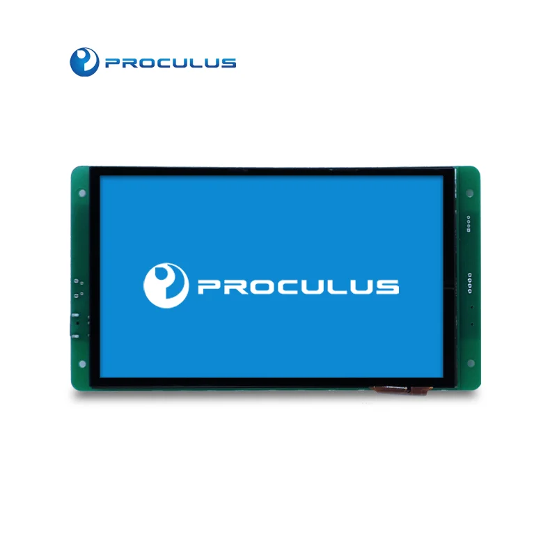 Proculus 7 inch 1024*600 lcd uart display HMI module tft controller board flexible touch tablet screen
Proculus 7 inch 1024*600 lcd uart display HMI module tft controller board flexible touch tablet screen