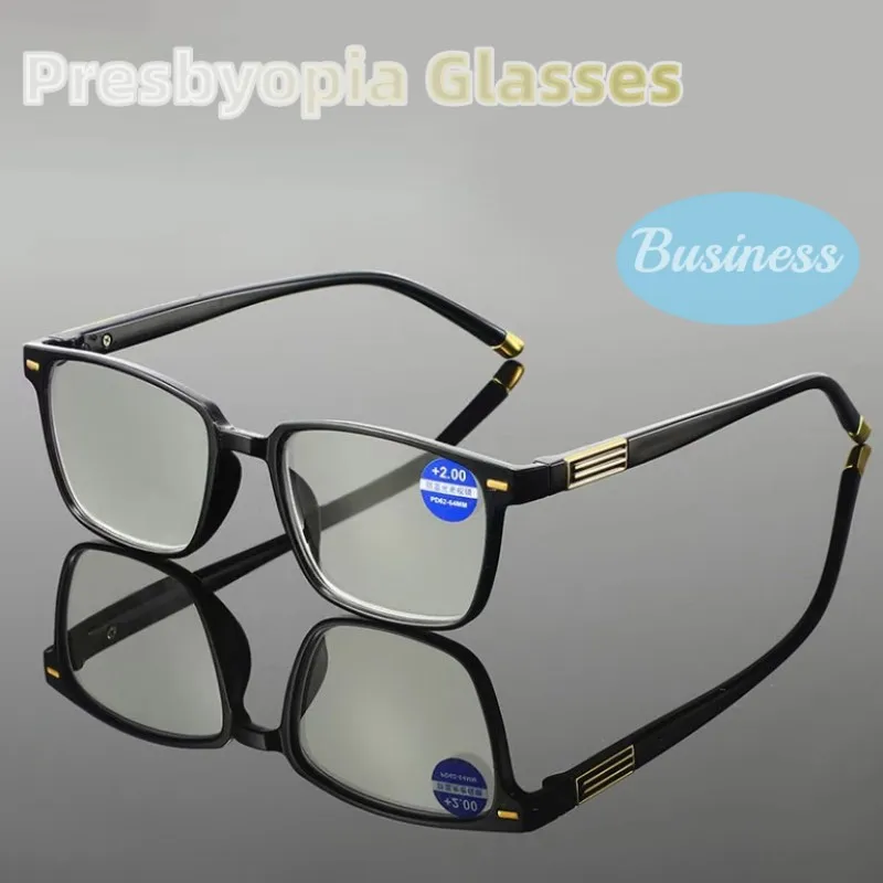 Men Business Reading Glasses Unisex Anti Blue Light Presbyopia HD Lens Finshed Eyeglasses +1.0 To +4.0 Eyewear Diopter 
Men Business Reading Glasses Unisex Anti Blue Light Presbyopia HD Lens Finshed Eyeglasses +1.0 To +4.0 Eyewear Diopter