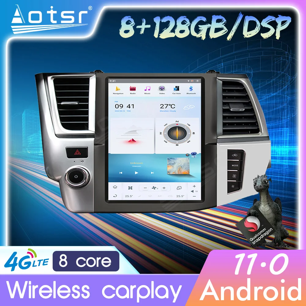Android 11 Car Radio Multimedia Player Carplay Video For Toyota Highlander 2014 - 2018 Touch Tesla Screen GPS Stereo Head Unit
Android 11 Car Radio Multimedia Player Carplay Video For Toyota Highlander 2014 - 2018 Touch Tesla Screen GPS Stereo Head Unit