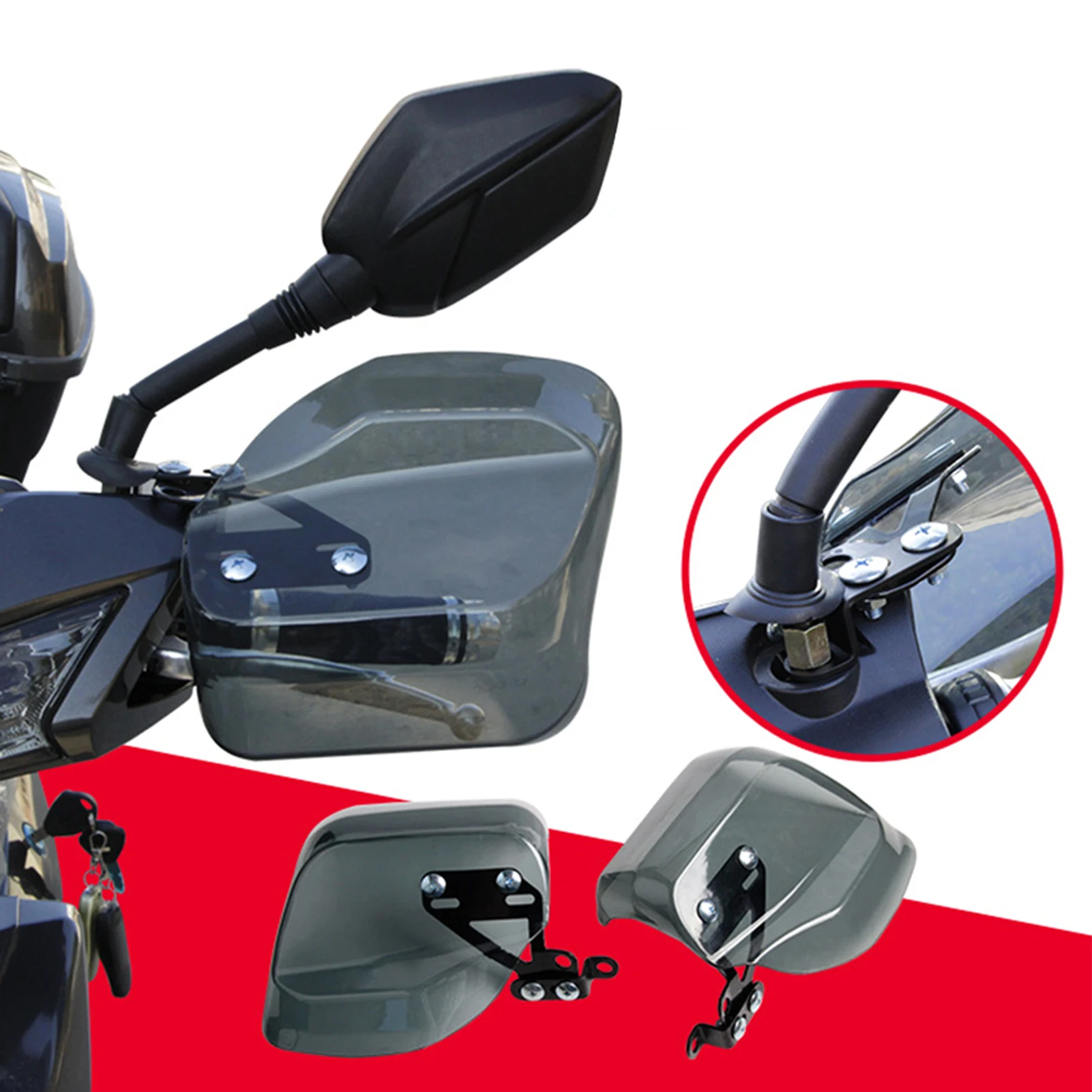 Motorcycle Hand Guards Wind Protector Wear-Resistant Motorcycle Universal Hand Guards Wind Guards Elegant And Durable Windshield
Motorcycle Hand Guards Wind Protector Wear-Resistant Motorcycle Universal Hand Guards Wind Guards Elegant And Durable Windshield