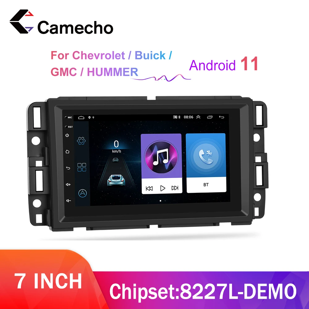 Camecho 7-дюймовый Android автомобильный мультимедийный плеер 2Din четырехъядерный автомобильный радиоприемник для GMC Chevrolet Buick Hummer Bluetooth GPS autorad
Camecho 7-дюймовый Android автомобильный мультимедийный плеер 2Din четырехъядерный автомобильный радиоприемник для GMC Chevrolet Buick Hummer Bluetooth GPS autorad