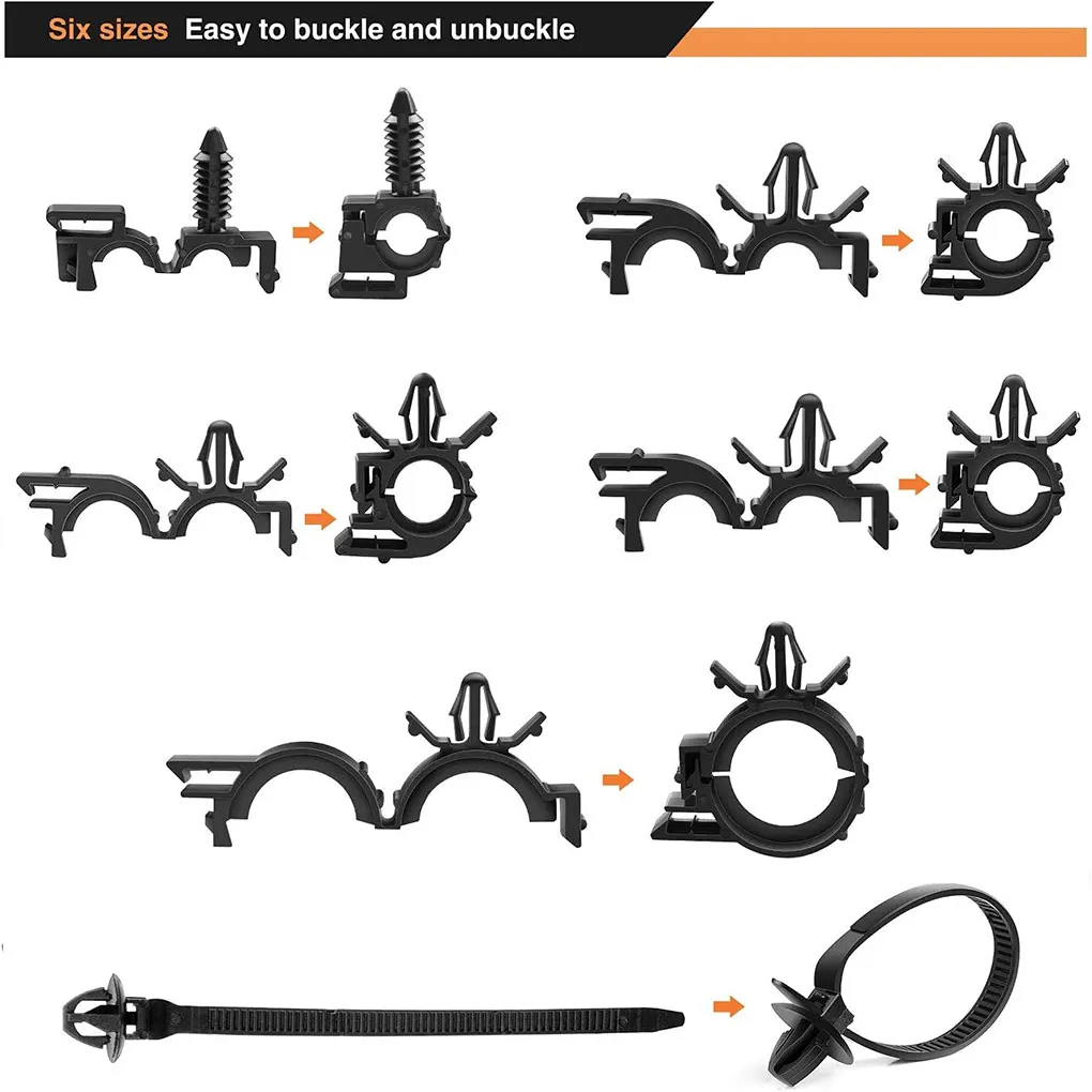 60 шт. в коробке, набор крепежных стяжек автомобильной проводки, автомобильный фиксатор прокладки, зажим для трубы, кабеля, шланга, зажим 
60 шт. в коробке, набор крепежных стяжек автомобильной проводки, автомобильный фиксатор прокладки, зажим для трубы, кабеля, шланга, зажим