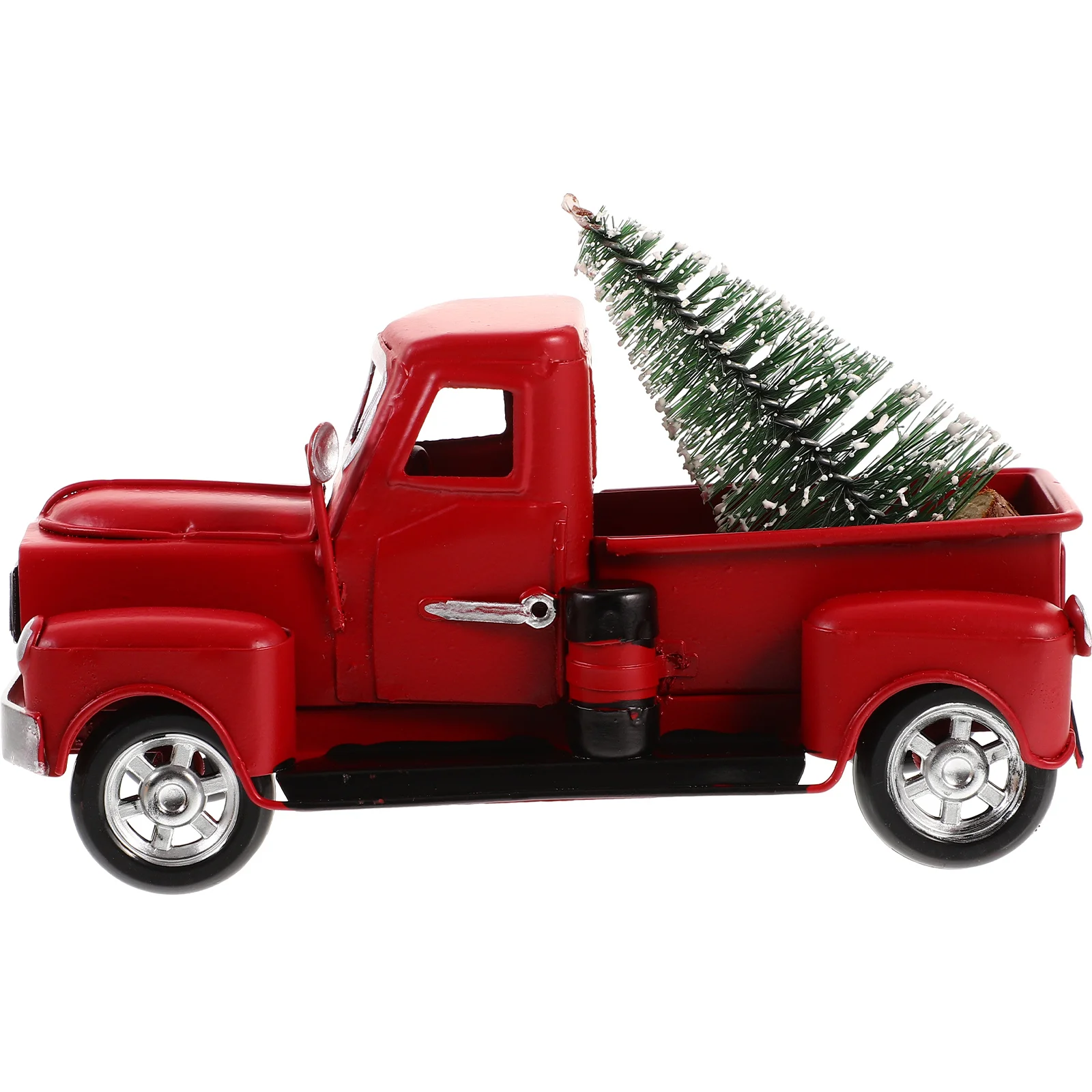 Christmas Red Truck Vintage Metal Truck Car Model Pickup Truck Vehicle Classic Old Car Table Decoration with Xmas Tree for Kids
Christmas Red Truck Vintage Metal Truck Car Model Pickup Truck Vehicle Classic Old Car Table Decoration with Xmas Tree for Kids