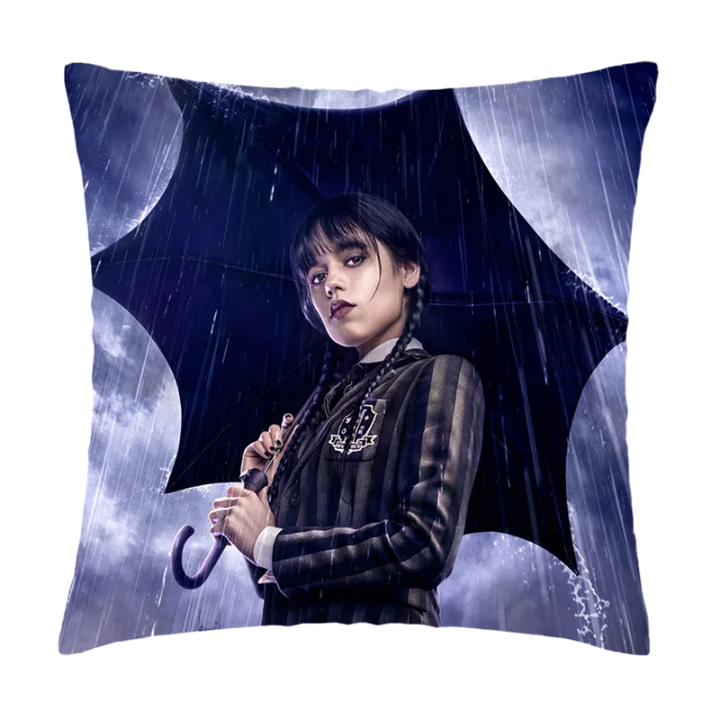 American Popular Movie Wednesday Pillow Case Peach Skin TV Pattern Gift Addams Family Waist Pillowcases Cushion
American Popular Movie Wednesday Pillow Case Peach Skin TV Pattern Gift Addams Family Waist Pillowcases Cushion