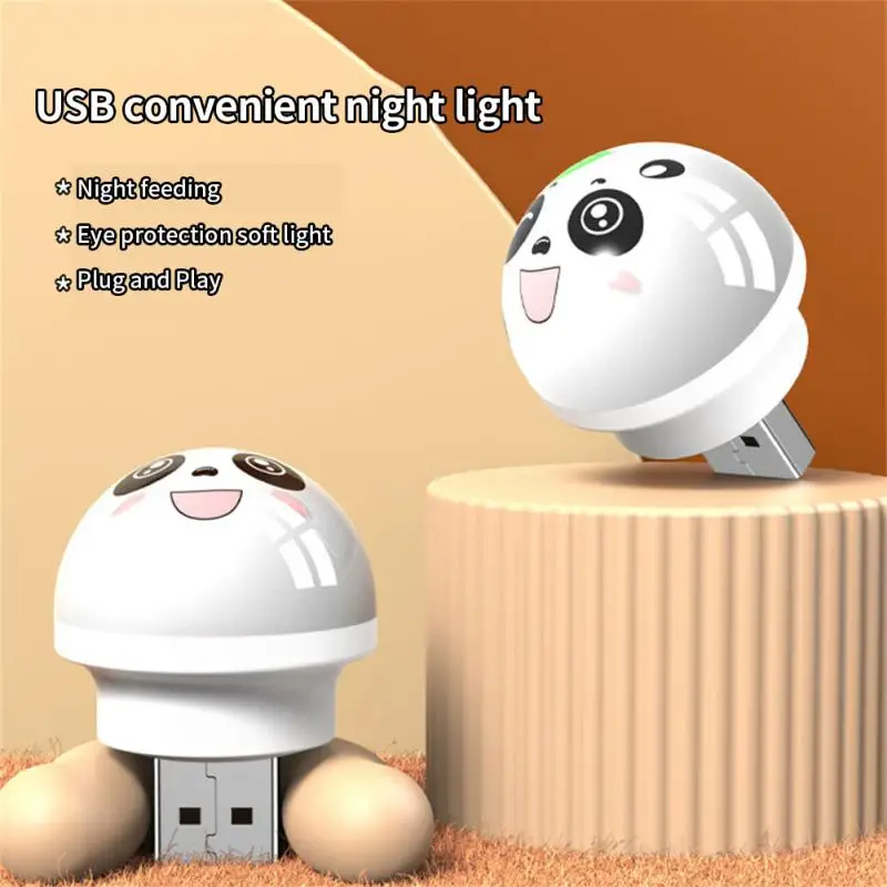 Светодиодный ночник с USB-разъемом, портативсветильник мини-лампа для чтения книг, мультяшная лампа в виде панды, с защитой глаз, светильник для ПК и мобильного телефона с зарядкой
Светодиодный ночник с USB-разъемом, портативсветильник мини-лампа для чтения книг, мультяшная лампа в виде панды, с защитой глаз, светильник для ПК и мобильного телефона с зарядкой