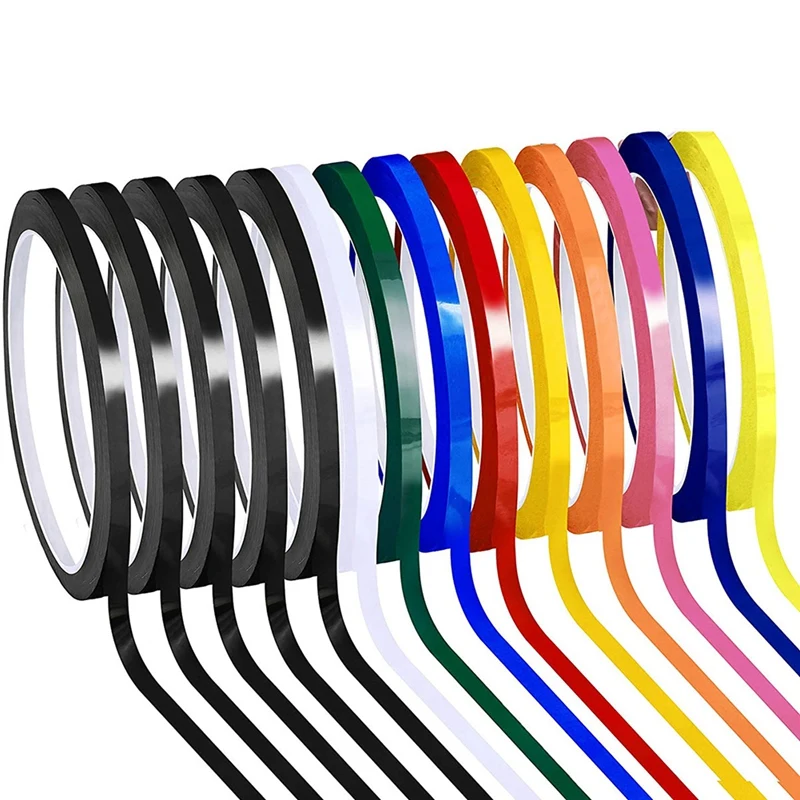 14 Rolls Whiteboard Art Tape 1/4Inch Wide X 55Yd Long Per Roll Artist Tape Marking Grid Tapes Graphic Tape(Random Color)
14 Rolls Whiteboard Art Tape 1/4Inch Wide X 55Yd Long Per Roll Artist Tape Marking Grid Tapes Graphic Tape(Random Color)