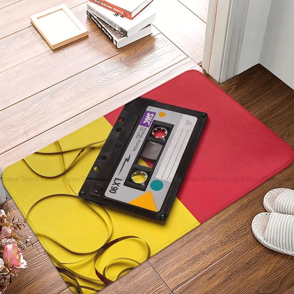 Recorded Music Cassette Old School Bath Non-Slip Carpet Tape Bedroom Mat Welcome Doormat Home Decoration Rug
Recorded Music Cassette Old School Bath Non-Slip Carpet Tape Bedroom Mat Welcome Doormat Home Decoration Rug