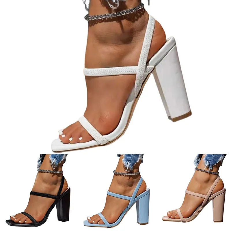 Women Sandals Pumps Summer Fashion Open Toe High Heels Shoes Female Thin Belt Thick Heels Party Casual Females 8/10cm Shoes
Women Sandals Pumps Summer Fashion Open Toe High Heels Shoes Female Thin Belt Thick Heels Party Casual Females 8/10cm Shoes
