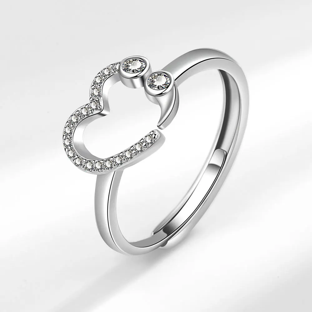 Zircon Hollow Heart Rings For Women Satinless Steel Silver Plated Openning Heart Ring Party Aesthetic Jewelry Gift Bijoux Femme
Zircon Hollow Heart Rings For Women Satinless Steel Silver Plated Openning Heart Ring Party Aesthetic Jewelry Gift Bijoux Femme