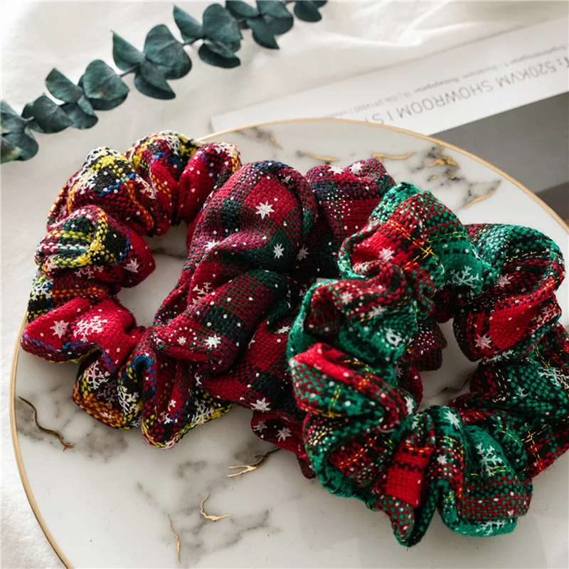 Christmas Large Intestine Hair Ring Elastic Ponytail Holder Hair Ties Plaid Pattern Hair Rope Hair Accessories Festival Headwear
Christmas Large Intestine Hair Ring Elastic Ponytail Holder Hair Ties Plaid Pattern Hair Rope Hair Accessories Festival Headwear