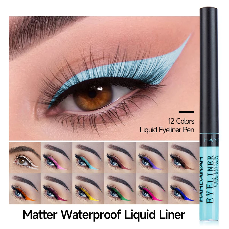 UV Light Neon Eyeliner Pen Eyes Makeup Red Waterproof Liquid Color Eye Liner Pencil Make Up Cosmetics Yellow Matte Purple Pen
UV Light Neon Eyeliner Pen Eyes Makeup Red Waterproof Liquid Color Eye Liner Pencil Make Up Cosmetics Yellow Matte Purple Pen