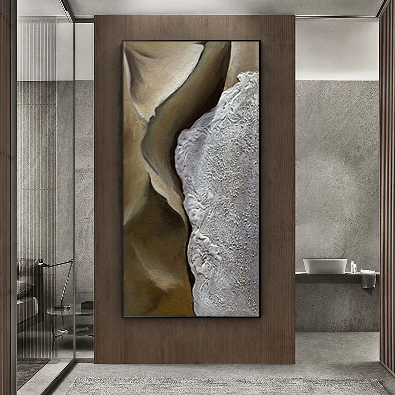 Modern Thick Texture Hand-painted Oil Painting Living Room Mural Canvas Decorative Painting Abstract Hanging Painting Frameless
Modern Thick Texture Hand-painted Oil Painting Living Room Mural Canvas Decorative Painting Abstract Hanging Painting Frameless