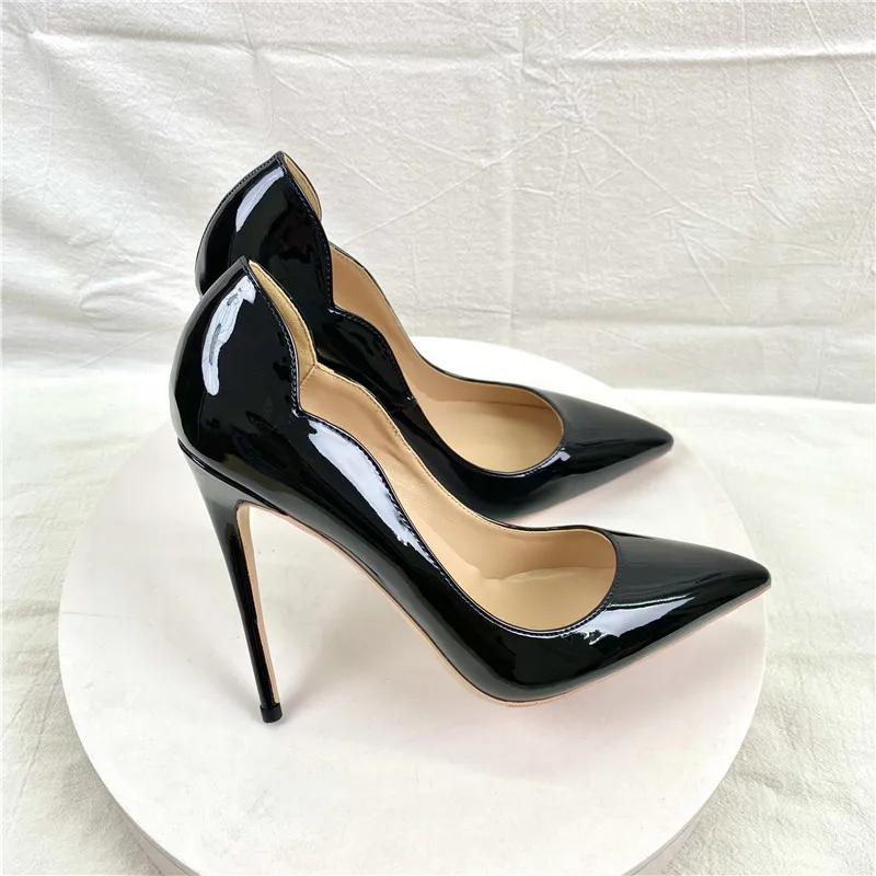 ELEGANT Women Pumps PU 12CM Thin high heels Pointed Toe Shallow Slip-On Solid wedding shoes for women bride black size 46
ELEGANT Women Pumps PU 12CM Thin high heels Pointed Toe Shallow Slip-On Solid wedding shoes for women bride black size 46