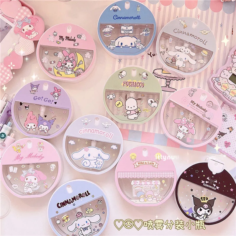 New Sanrioed Cinnamoroll Kuromi 45Ml Round Portable Mini Fragrance Spray Portable Sub-Bottle 7Cm Kawaii Kitty Atomizer Bottle
New Sanrioed Cinnamoroll Kuromi 45Ml Round Portable Mini Fragrance Spray Portable Sub-Bottle 7Cm Kawaii Kitty Atomizer Bottle