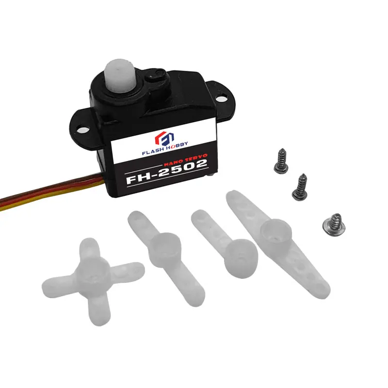 FlashHobby FH-2502 2.2g Coreless Digital Plastic Gear Nano Servo for RC Model Indoor Micro FPV Drones
FlashHobby FH-2502 2.2g Coreless Digital Plastic Gear Nano Servo for RC Model Indoor Micro FPV Drones