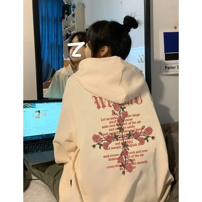Letter Oversize Hoodies Women Fleece Long Sleeve Drop Hooded Sweatshirts Winter Y2K Clothes Kpop Korean Fashion Pullovers New In
Letter Oversize Hoodies Women Fleece Long Sleeve Drop Hooded Sweatshirts Winter Y2K Clothes Kpop Korean Fashion Pullovers New In