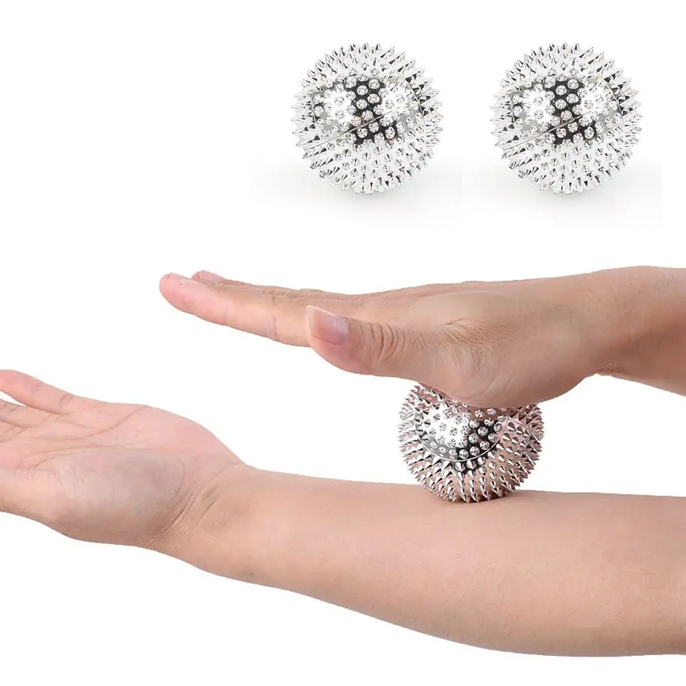 1Pair Hand Massage Ball Magnetic Therapy Spiky Trigger Point Pressing Acupoints Hand Fatigue Pressure Relief Pocket Health Care
1Pair Hand Massage Ball Magnetic Therapy Spiky Trigger Point Pressing Acupoints Hand Fatigue Pressure Relief Pocket Health Care