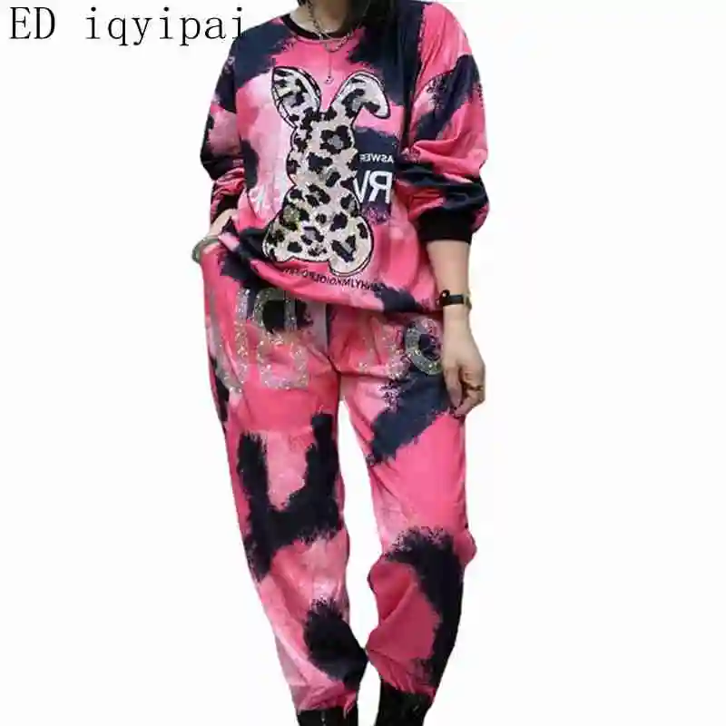 ED iqyipai 2pcs Two Piece Set Women Pants Set Long Sleeve Pullovers Top Drawstring Sweatpants 2 Piece Set Women Tracksuits Outfi
ED iqyipai 2pcs Two Piece Set Women Pants Set Long Sleeve Pullovers Top Drawstring Sweatpants 2 Piece Set Women Tracksuits Outfi