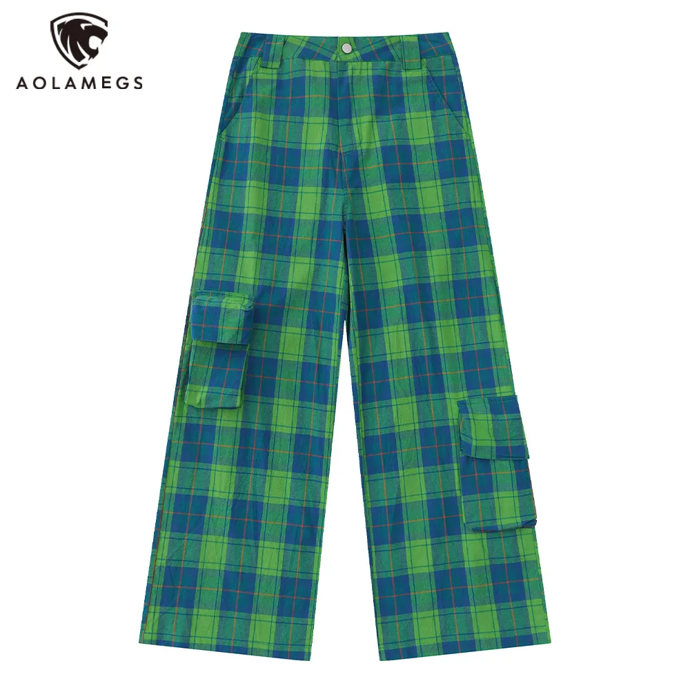 Брюки мужские прямые в клетку, на пуговицах, в стиле хип-хоп
Брюки мужские прямые в клетку, на пуговицах, в стиле хип-хоп