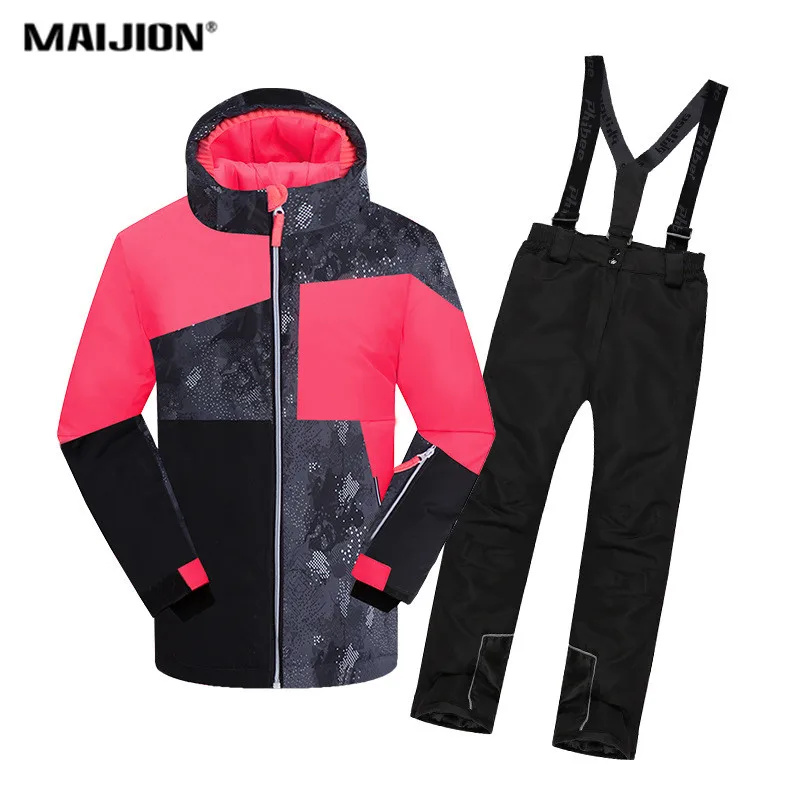 Fleece Waterproof Girl Skiing Jackets Childrens Windproof Skiing Jackets Pant Hooded Snowboarding Set Winter Warm Skiing Suits
Fleece Waterproof Girl Skiing Jackets Childrens Windproof Skiing Jackets Pant Hooded Snowboarding Set Winter Warm Skiing Suits