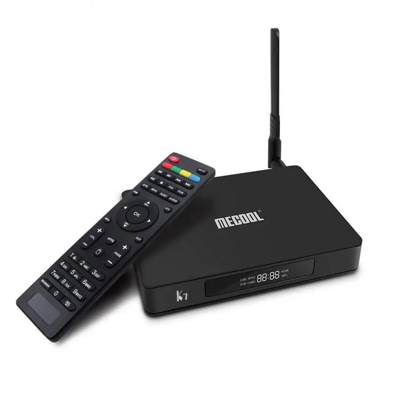 MECOOL K7 Smart Tv Box Android 9.0 Amlogic S905x2 2.4G 5G WIFI LAN 10/100M 4GB 64GB DVB S2/S DVB T2/T DVB C Tv Box
MECOOL K7 Smart Tv Box Android 9.0 Amlogic S905x2 2.4G 5G WIFI LAN 10/100M 4GB 64GB DVB S2/S DVB T2/T DVB C Tv Box