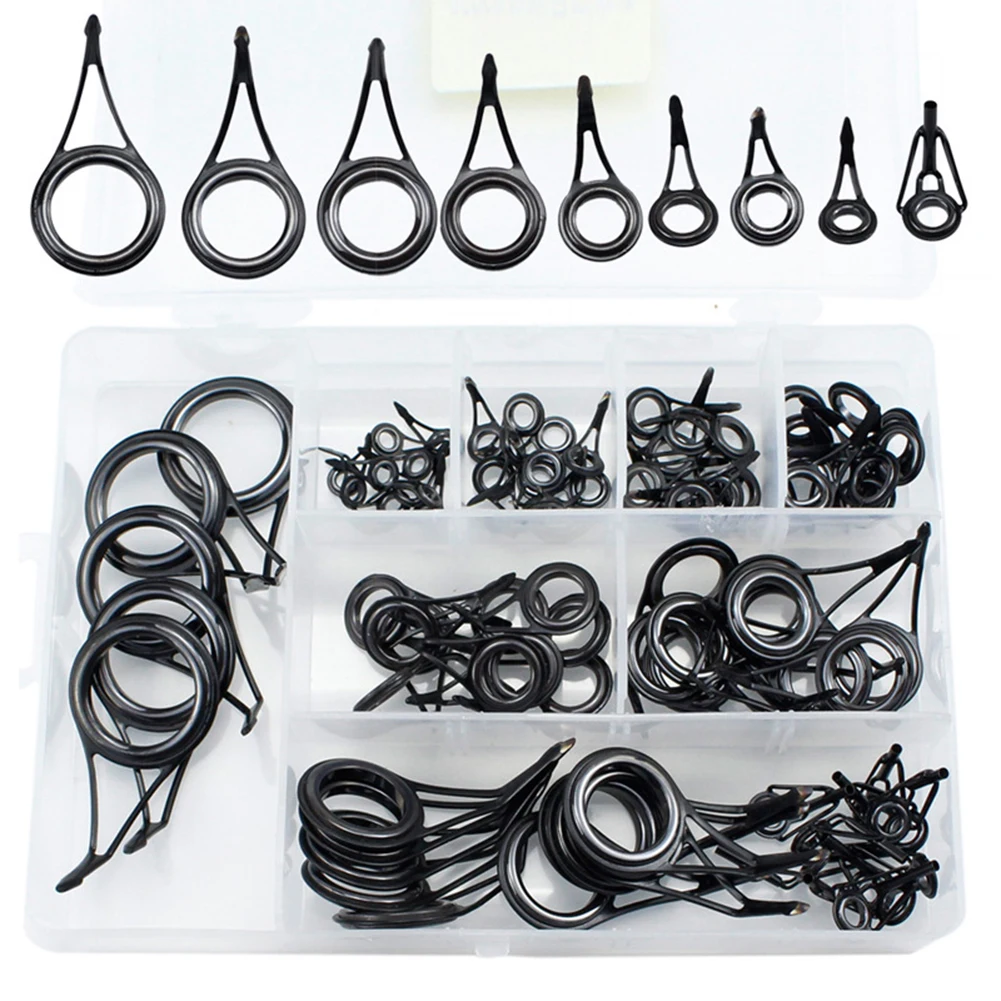 Tip Rod Guides Outdoor Garden Ceramic DIY High Carbon Steel Parts Repair Replacement 1 Set Black Ice Fishing Rods
Tip Rod Guides Outdoor Garden Ceramic DIY High Carbon Steel Parts Repair Replacement 1 Set Black Ice Fishing Rods