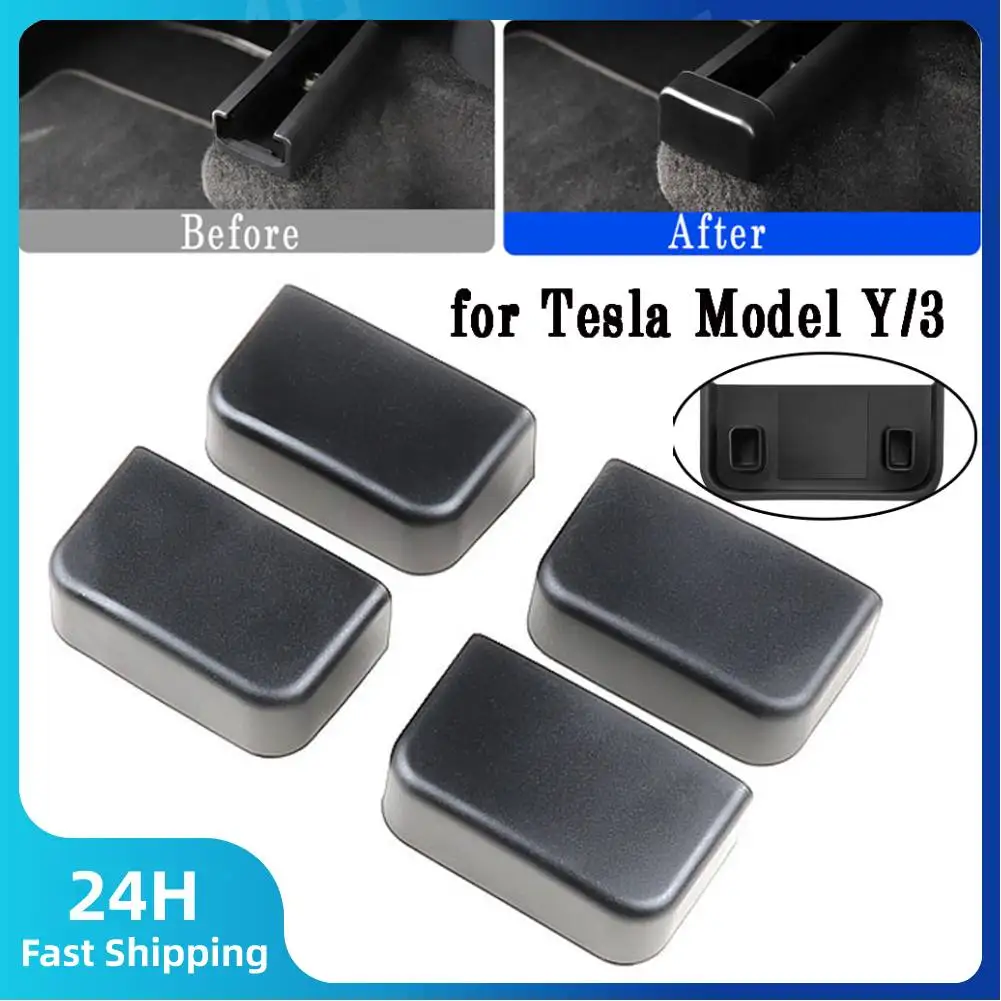 4pcs For Tesla Model Y/3 Car Rear Seat Slide Rail Plug Anti-kick Rubber Modified Rear Seat Slide Protection Rail Cover Cap
4pcs For Tesla Model Y/3 Car Rear Seat Slide Rail Plug Anti-kick Rubber Modified Rear Seat Slide Protection Rail Cover Cap