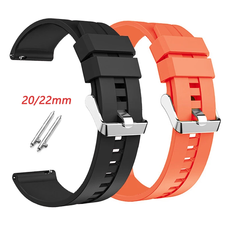 20mm 22mm Silicone Watch Strap for Samsung Galaxy Watch 44mm 42mm 46mm 40mm Band for Huawei Watch GT3 GT2 Quick Release Bracelet
20mm 22mm Silicone Watch Strap for Samsung Galaxy Watch 44mm 42mm 46mm 40mm Band for Huawei Watch GT3 GT2 Quick Release Bracelet