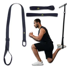 Adjustable Single Leg Squat Bulgarian Split Squat Strap Lunge Leg Strength Training Bodyweight Workout Fitness Equipment