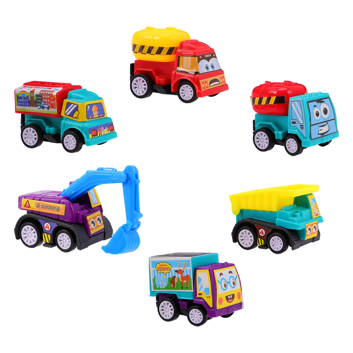 6PCS Baby Mini Inertia Truck Engineering Van Toy Set Early Educational Toys for Toddlers Babies Kids Gift (Engineering Vehicle,
6PCS Baby Mini Inertia Truck Engineering Van Toy Set Early Educational Toys for Toddlers Babies Kids Gift (Engineering Vehicle,